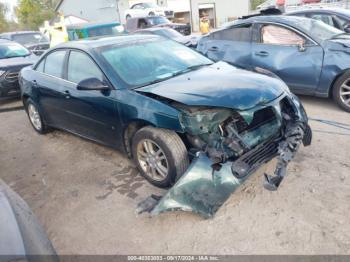  Salvage Pontiac G6