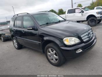  Salvage Mercedes-Benz M-Class