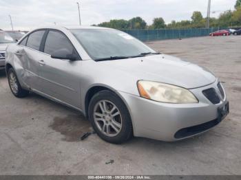  Salvage Pontiac G6