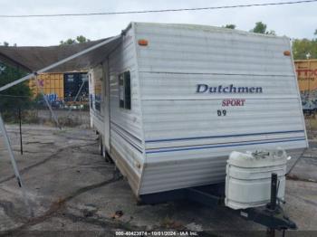  Salvage Dutchmen Sport Travel Trailer