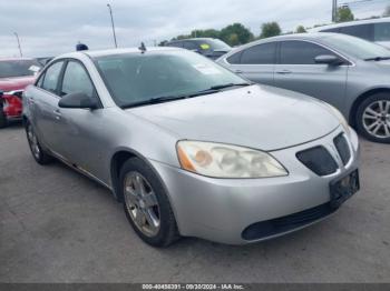  Salvage Pontiac G6