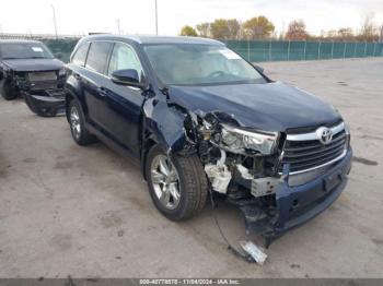  Salvage Toyota Highlander