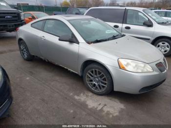  Salvage Pontiac G6