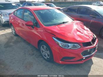  Salvage Chevrolet Cruze