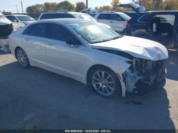  Salvage Lincoln MKZ