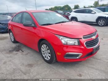  Salvage Chevrolet Cruze