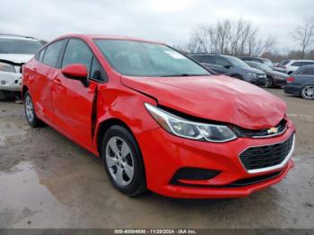  Salvage Chevrolet Cruze