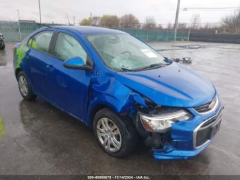  Salvage Chevrolet Sonic