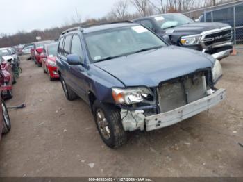  Salvage Toyota Highlander