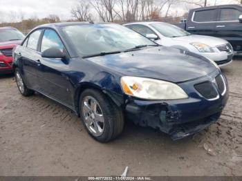  Salvage Pontiac G6