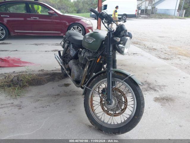  Salvage Triumph Motorcycle Bonneville