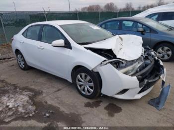  Salvage Toyota Corolla