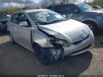  Salvage Toyota Matrix