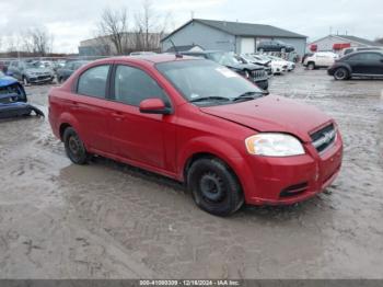  Salvage Chevrolet Aveo