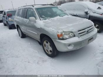  Salvage Toyota Highlander