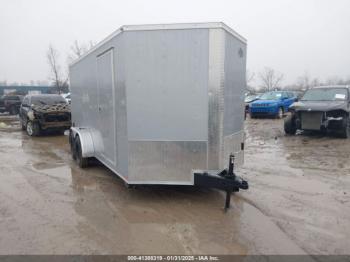  Salvage Premier Trailer Mfg 16ft Enclosed