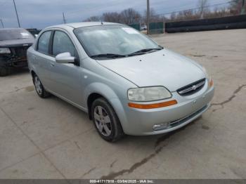  Salvage Chevrolet Aveo