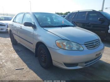  Salvage Toyota Corolla