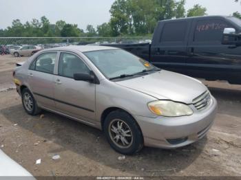  Salvage Toyota Corolla