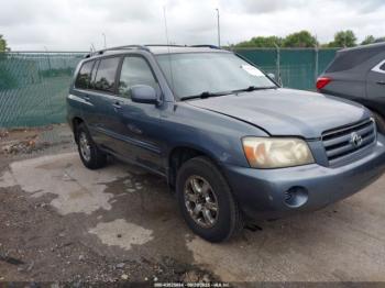  Salvage Toyota Highlander