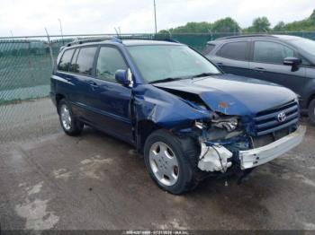  Salvage Toyota Highlander