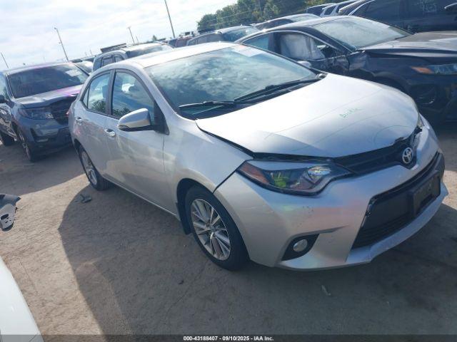  Salvage Toyota Corolla
