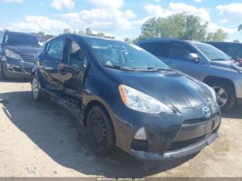  Salvage Toyota Prius c