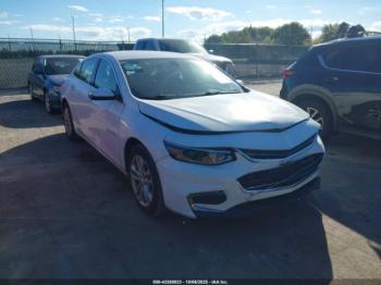  Salvage Chevrolet Malibu