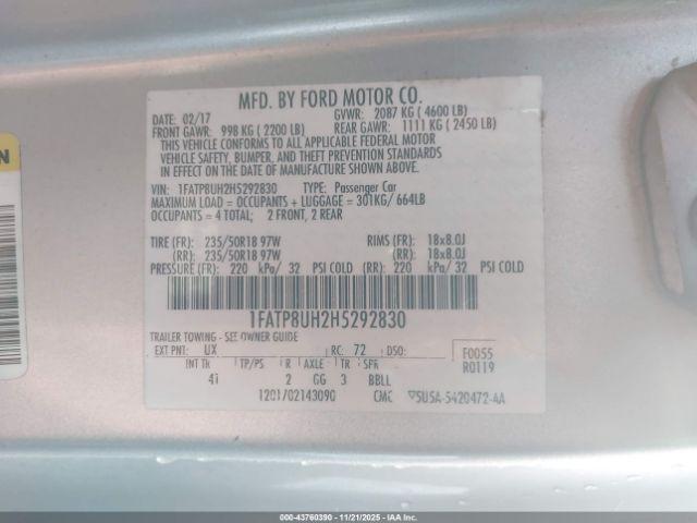 Ford Mustang Ecoboost Premium Image 16