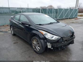  Salvage Hyundai ELANTRA
