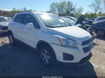  Salvage Chevrolet Trax