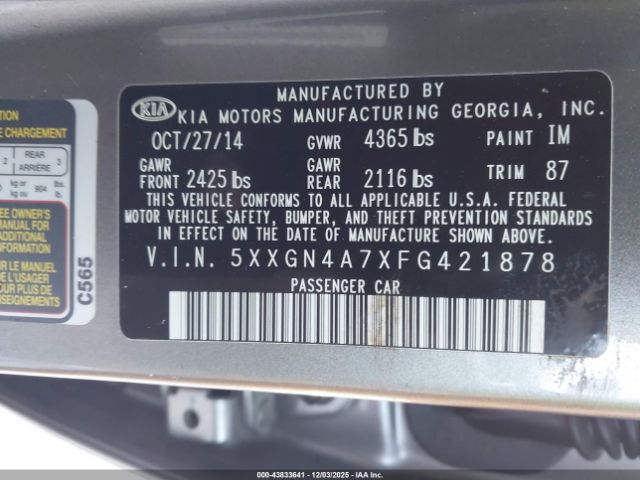 Kia Optima Ex Image 15