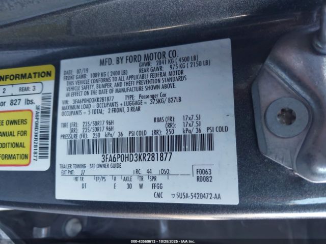 Ford Fusion Se Image 12