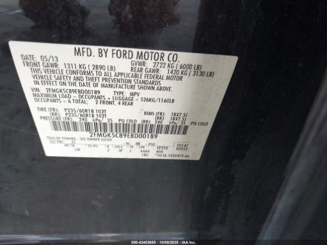 Ford Flex Sel Image 13