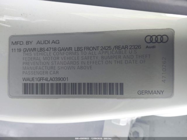 Audi S3 Premium Plus Tfsi Quattro S Tronic Image 8