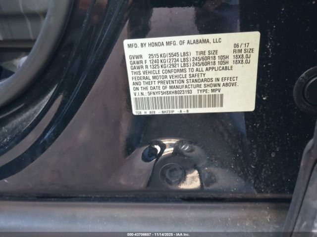 Honda Pilot Ex-l Image 9