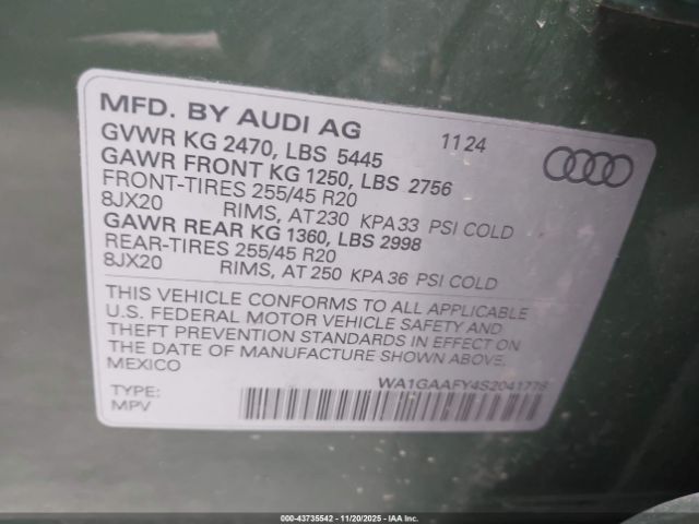 Audi Q5 Premium 45 Tfsi S Line Quattro Image 6
