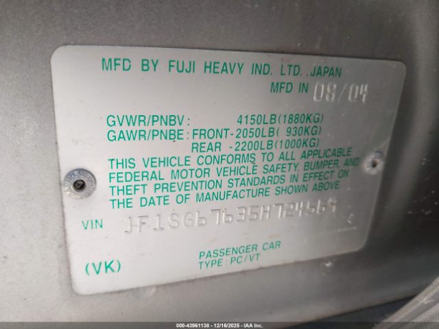 Subaru Forester 2.5xs L.l. Bean Image 4