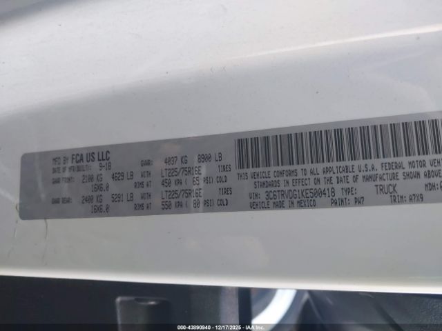 Ram Promaster High Roof 159 Wb Image 4