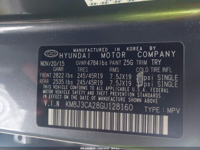 Hyundai TUCSON Limited Image 7