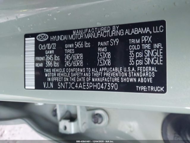 Hyundai SANTA CRUZ Sel Image 7