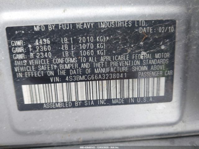 Subaru Legacy 2.5i Premium Image 7