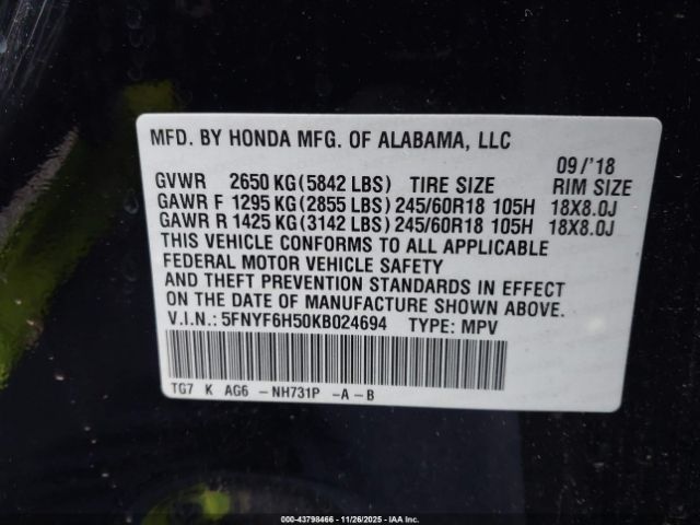 Honda Pilot Ex-l Image 10