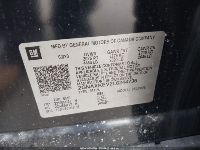 Chevrolet Equinox Fwd Lt 1.5l Turbo Image 14