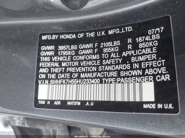 Honda Civic Ex Image 9