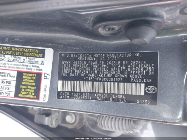 Toyota Camry Xle Image 14