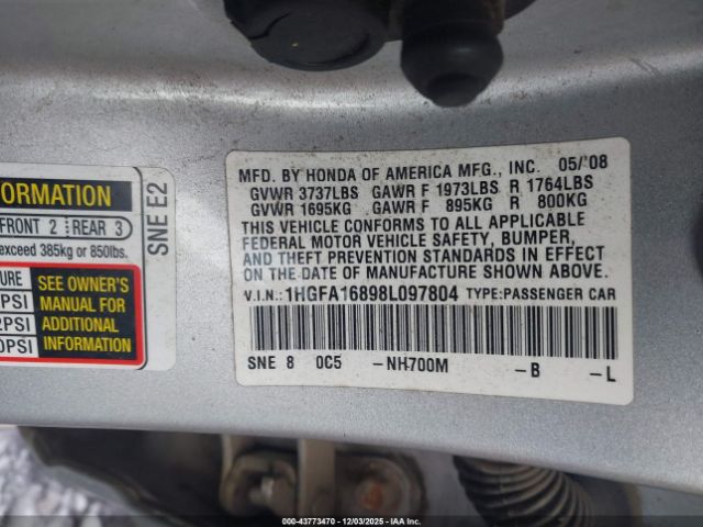 Honda Civic Ex Image 8