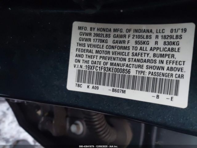 Honda Civic Touring Image 2