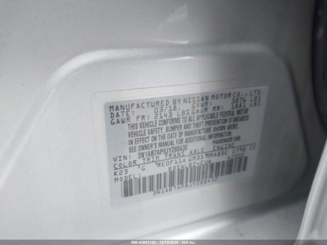 Nissan Sentra S Image 15