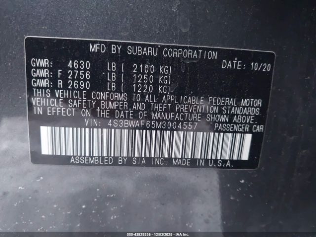 Subaru Legacy Premium Image 11